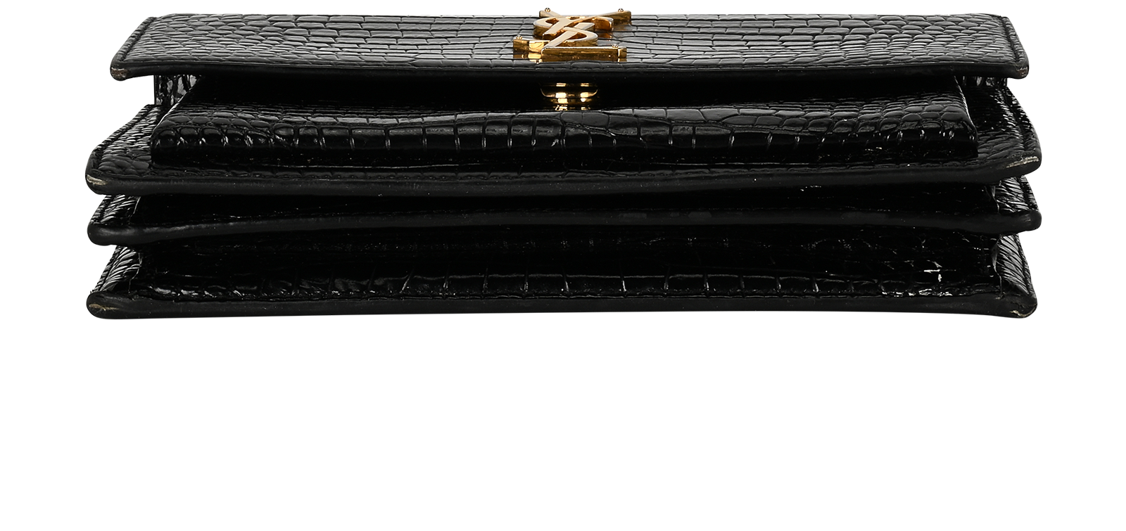 Medium Sunset Crossbody, &pound;1,100, Handbags, Black, Leather, Top view